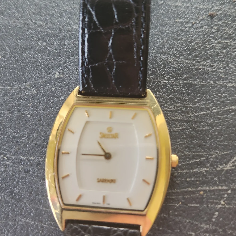 Timeless Gold and Black Women's Watch